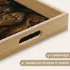 Leeuw - Goud - Druppels Dienblad Rechthoek middel -USP_HandgreepNL