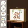 Aap - Dier - Kinderen - Jungle Light Box met batterij (Wandlamp kind) middel -USP_websiteoverzichtNL
