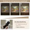 Natuur - Landschap - Bloemen - Kleurrijk Light Box met batterij (Wandlamp) middel -USP_dimbaarNL