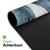 Lijnen - Golven - Abstract - Blauw Muismat XXL klein -sfeer2