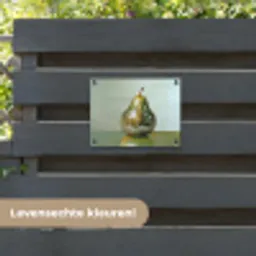 Fruit - Disco - Art - Glitter tuinposter los doek klein -sfeer3