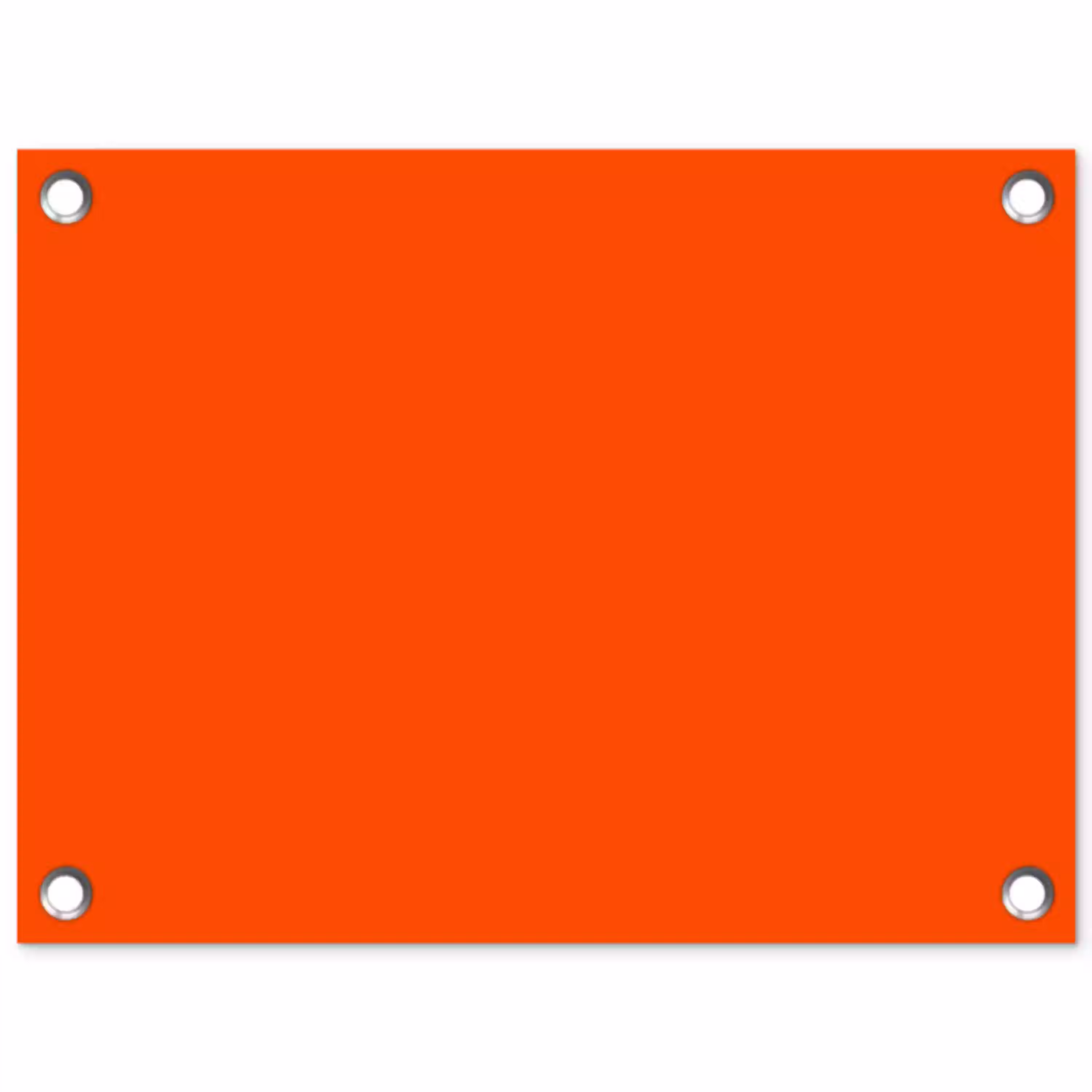 Fiery  - Tangerine - Oranje tuinposter los doek klein 239 -3d
