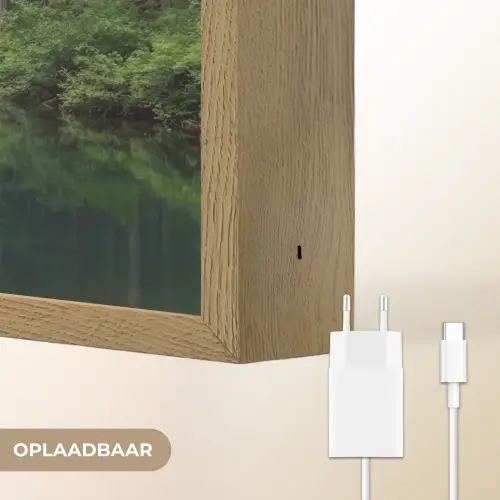 Bergen - Meer - Bos Light Box met batterij (Wandlamp) middel -USP_websiteoplaadbaarNL