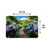 Hortsensia - Pad - Bloemen Placemat vinyl groot -specs