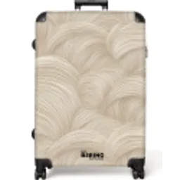 Bogen - Patroon - Beige NBS - Large koffer - Volwassenen Unisex groot -zzzzzzzzkaufland2