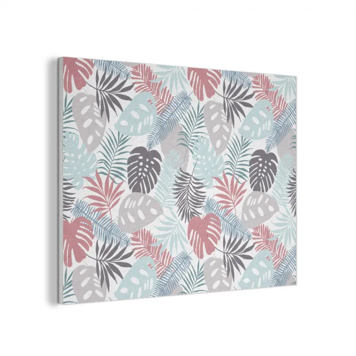 Bladeren - Jungle - Pastel - Tropisch PET vilt klein -3d