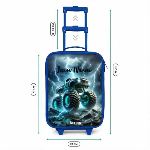 Thunder Wheels Kinderkoffer - Blauw klein -productfoto_formaten