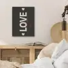 Love - Rood - Valentijn PET vilt klein -sfeer3