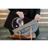 Yin-Yang - Cirkel - Regenboog laptophoes neopreen klein -tas