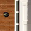 Gouden verfspatten - Modern Naambord Organisch middel -sfeer3