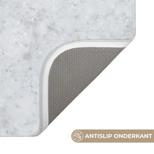 Grijs - Terrazzo-effect - Beton WCmat klein 1009 -USP_AntislipNL