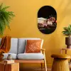 Stilleven - Vintage - Borrelplank Wandcirkel Ovaal Forex klein -sfeer4