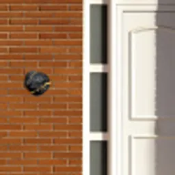 Goud zwart marmer - Sierlijk Naambord Organisch klein -sfeer3