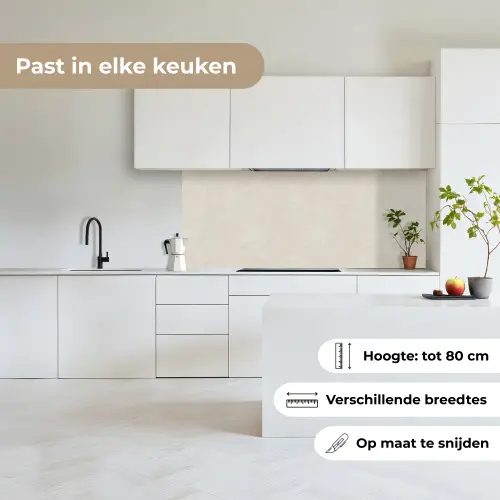 Zandkleurig - Modern - Egaal keuken achterwand 2 middel 871 -sfeer4_NL
