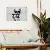Hondje - Wijnglas - Zonnebril - Enthousiast tuinposter los doek klein -sfeer7