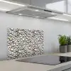 Zomer - Lichte - Kiezels keuken achterwand spatscherm klein 900 -3d_schuin