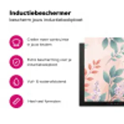 Kolibrie - Vliegen - Natuur - Illustratie - Kleurrijk Inductie beschermer vinyl 3mm klein -wsfeer2_website