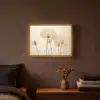 Zonlicht - Paardenbloem - Botanisch - Bloemen Light Box met batterij (Wandlamp) middel -sfeer4