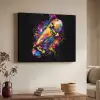 Graffiti - Sport - Skateboard - Skate Textielframe zwart klein -sfeer3