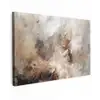 Verf - Abstract - Beige - Kunst canvas 2cm klein -z3d