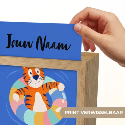 Tijger - Zwemband - Water Light Box met kabel (Kinderlampje) klein -USP_websiteprintNL