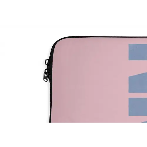 Nice - Paars - Roze laptophoes neopreen klein -detail