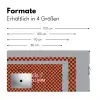 Tequila texted you - Glas - Vierkanten - Oranje Muismat XXL klein -ysfeer5_duits