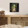 Doorkijk - Bloemen - Natuur - Rozenboog aluminium wit klein -sfeer3