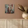 Geschilderd - Abstract - Uil - Bruin plexiglas 5mm klein -sfeer5