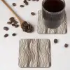 Golven - 3D - Crème onderzetter kurk middel 366 -sfeer2