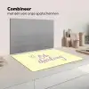 Oh darling - Geel - Hart Inductie beschermer vinyl 3mm klein -wsfeer7_website