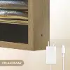 Sardines - Blik - Zwart - Vissen Light Box met batterij (Wandlamp) middel -USP_websiteoplaadbaarNL