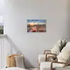 Zonsondergang Achter de Duinen Tuinposter op houten frame 2 cm dik klein -sfeer1