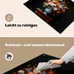 Boeket - Roze - Bloemen - Vaas Inductie beschemer met haakjes klein -ky-schoon-de