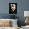 Black and Gold - Vrouw - Make up fotolijst zwart zonder passe partout klein -sfeer3