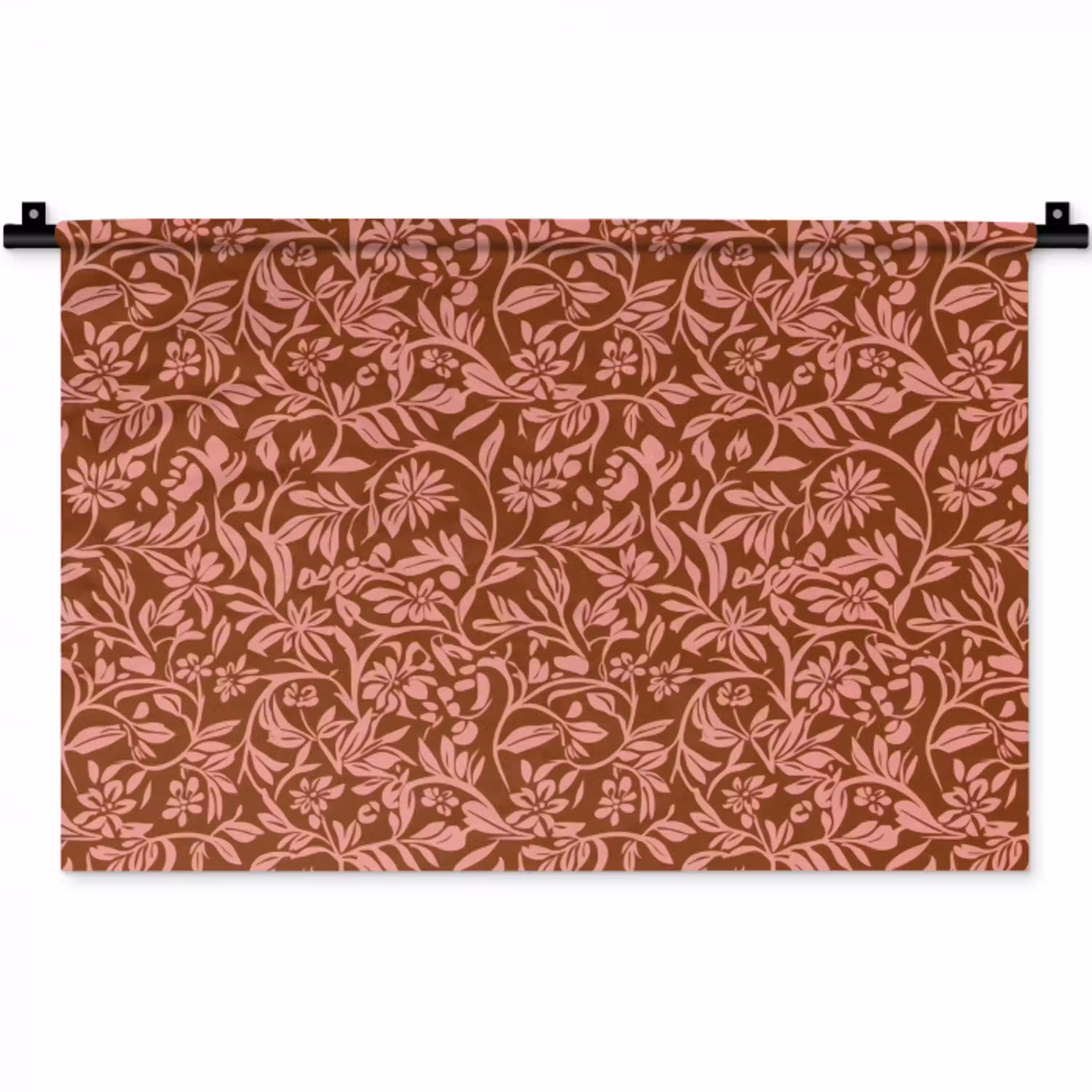 Bloemen - Print - Roze Wandkleed katoen klein 269 -zz3d
