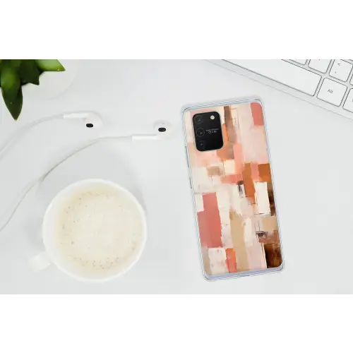 Kunst - Roze - Abstract Telefoonhoesje Samsung Galaxy S10 Lite klein -oordopS10Lite