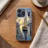 Zeilboot - Zon - Pier - Hout Telefoonhoesje iPhone 17 Pro klein -sfeer1