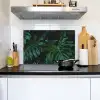 Monstera - Bladeren - Tropisch - Jungle Inductie beschemer met haakjes klein -sfeer2