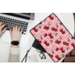 Kersen - Blokken - Rood laptophoes neopreen klein 279 -bureau