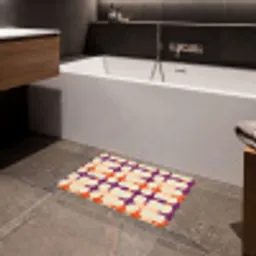 Modern - Patroon - Kleurrijk Badmat klein 997 -sfeer3