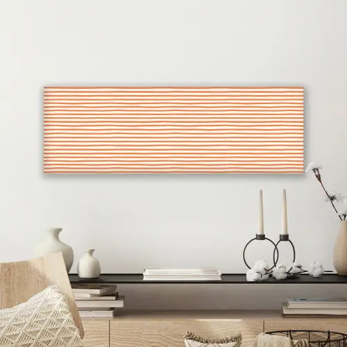 Zee - Dieren - Rood - Strepen canvas 2cm klein 828 -sfeer6