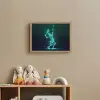 Tennis - Futuristisch - Sport - Neon Light Box met batterij (Wandlamp kind) middel -sfeer2_kind