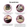 Cherish every moment - Cocktailglas - Geel Inductie beschermer vinyl 3mm klein -wsfeer9_website