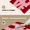 Love - Rood - Blokletters Inductie beschemer met haakjes klein -ky-schoon-de