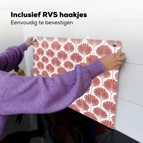 Waaier - Motief - Terra Inductie beschemer met haakjes klein 777 -ky-ophangen-nl