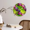 Bessen - Paars - Groen - Dauw Wandcirkel plexiglas klein 852 -sfeer4