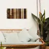 Hout - Planken - Natuurlijk tuinposter los doek klein -sfeer7