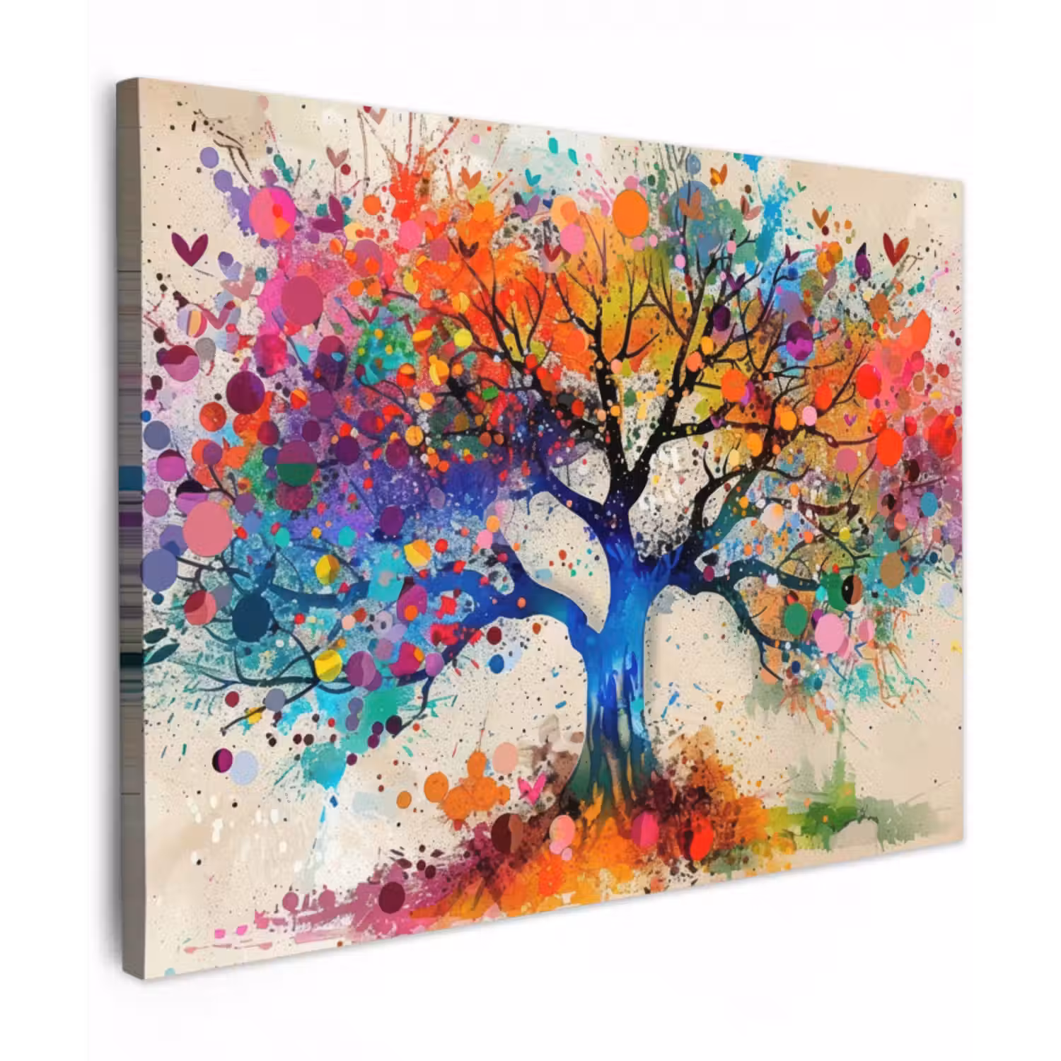Leinwandbild - Baum des Lebens - Natur - Farbenfroh - Baum