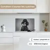 Hond - Krullen - Zonnebril - Wijn keuken achterwand spatscherm klein -sfeer4_FR